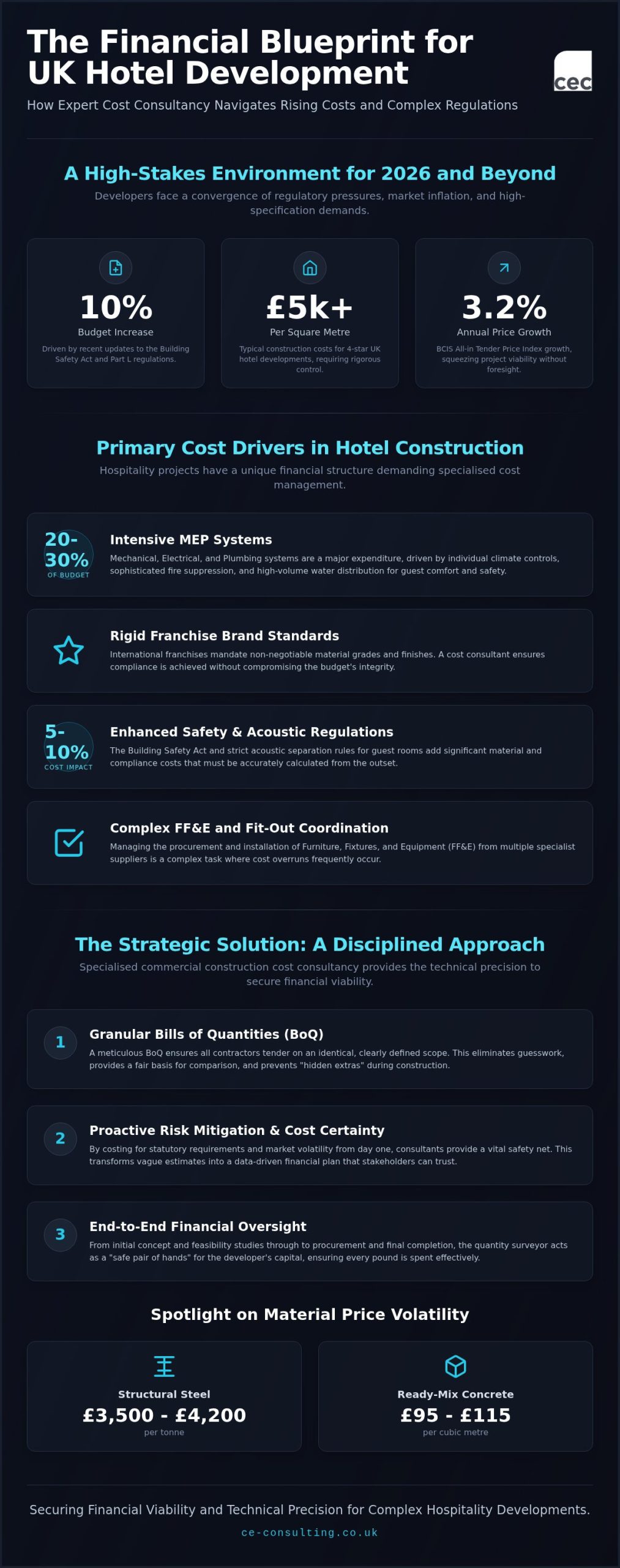 Hotel Development Cost Consultancy: UK Strategic Guide 2026